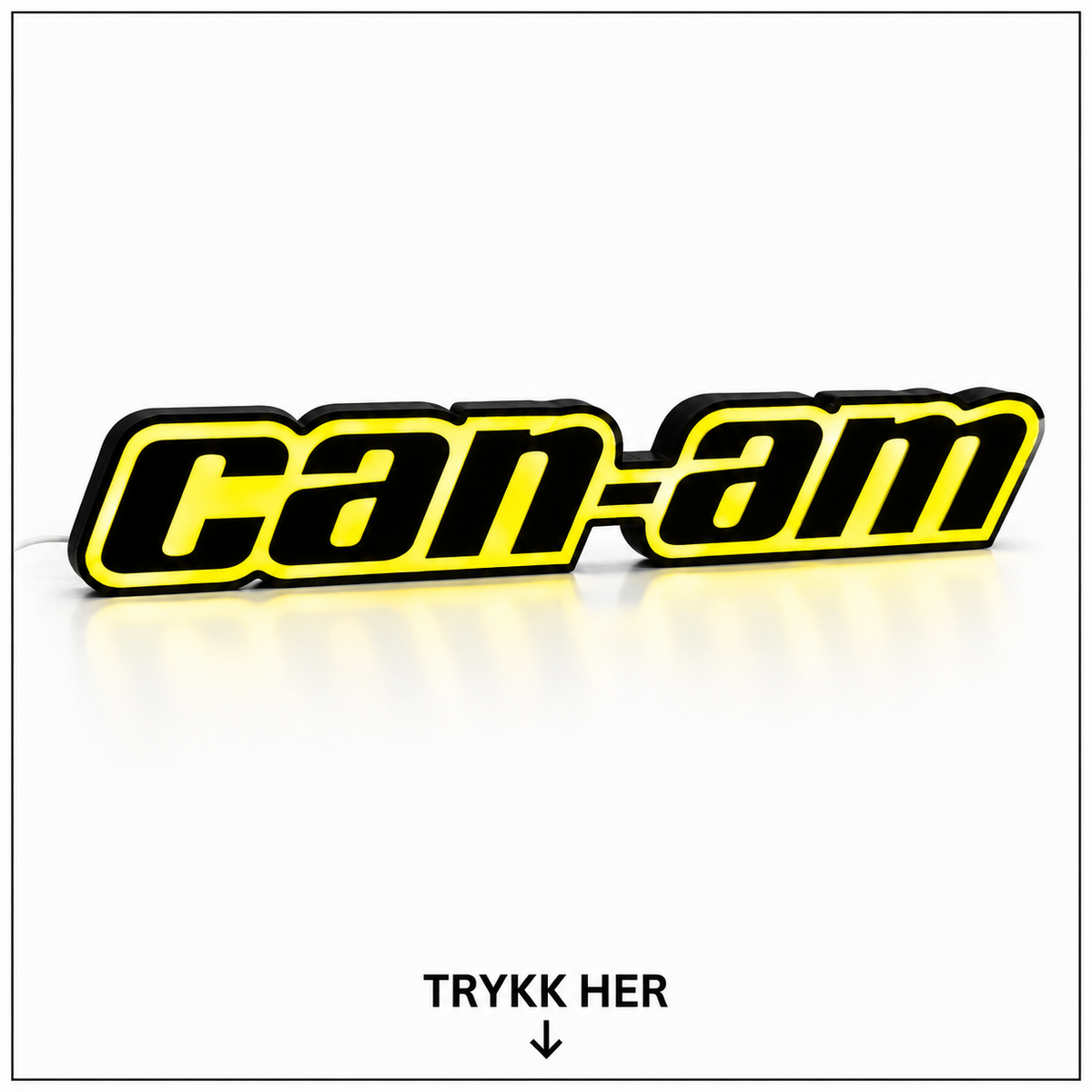 Can-Am Lysboks med LED – Garasjeskilt