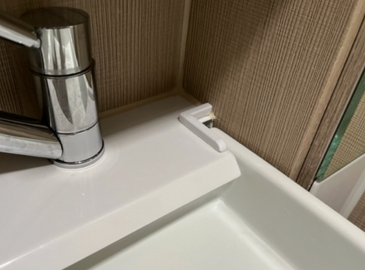 Adria Adora/Alpina water stop bathroom