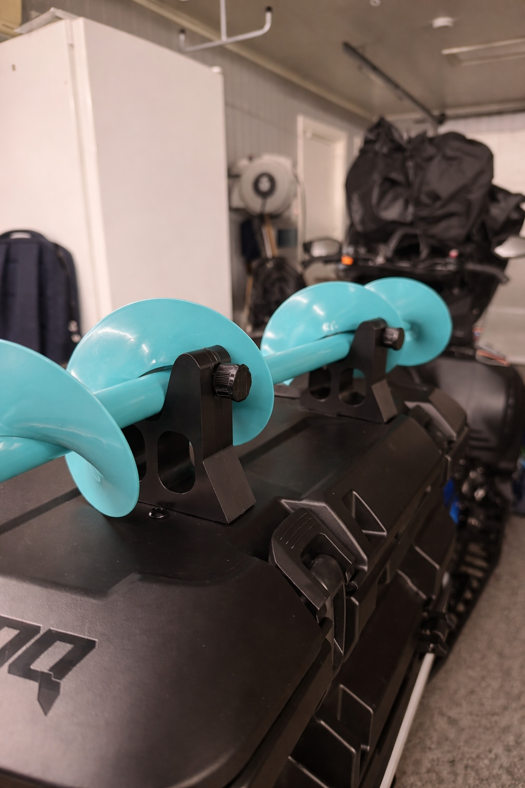 Ice Drill Mount Universal Top-Mounted
