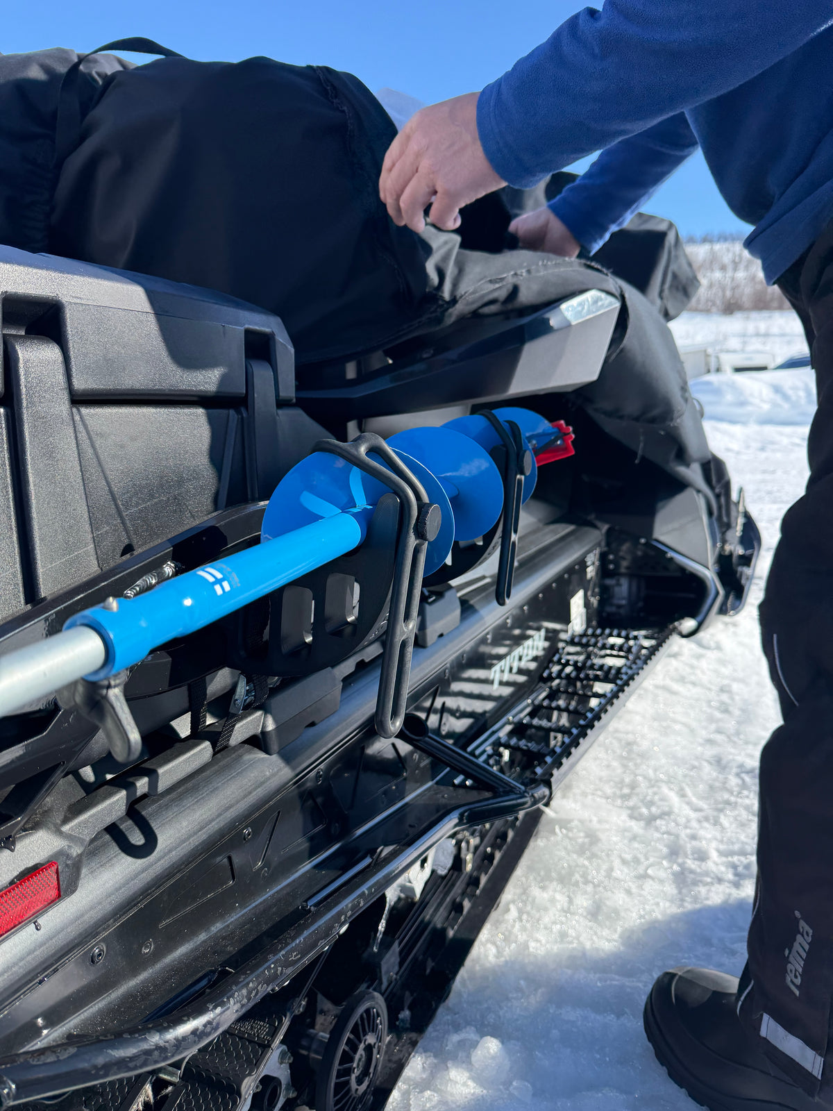Ice drill mounts Polaris Titan/Nordic Pro