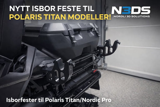 Ice drill mounts Polaris Titan/Nordic Pro