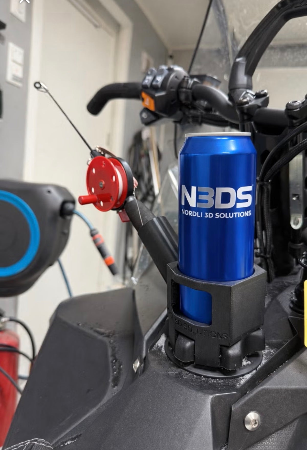 Cup holder w/rod holder BRP