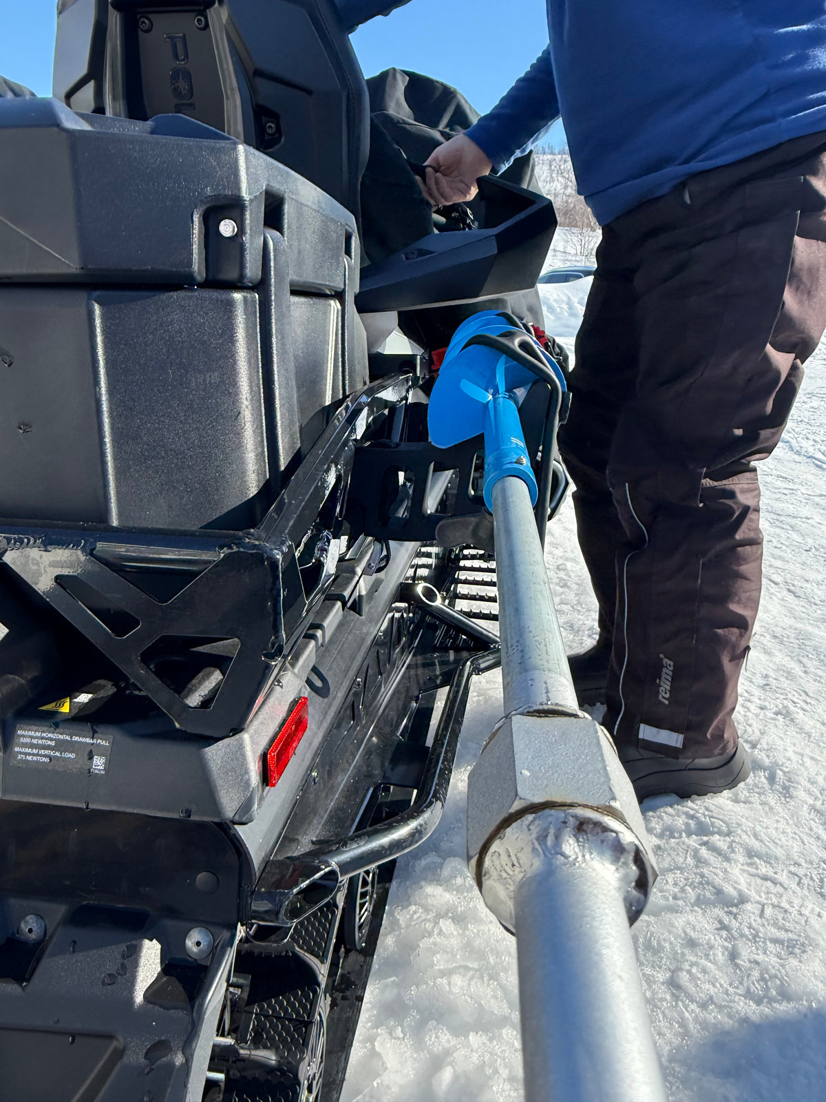 Ice drill mounts Polaris Titan/Nordic Pro