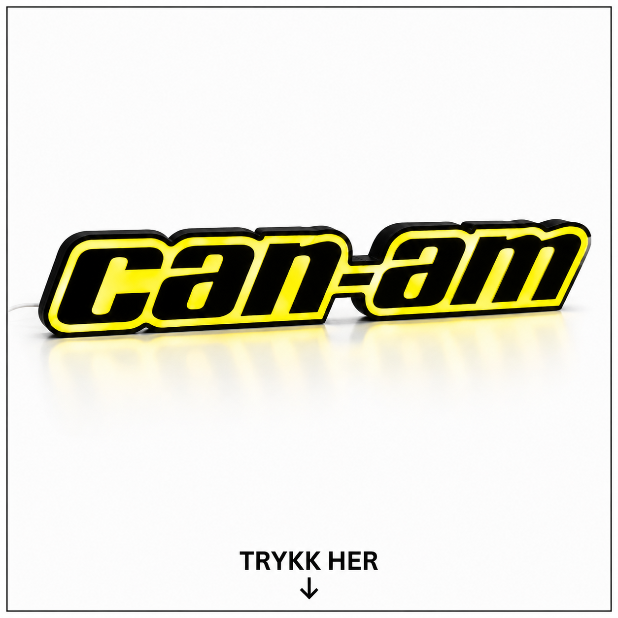 Can-Am Lysboks med LED – Garasjeskilt