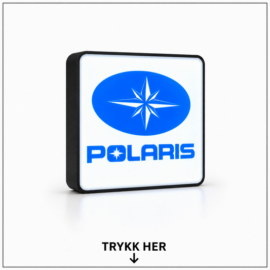 Polaris Lysboks med LED – Garasjeskilt
