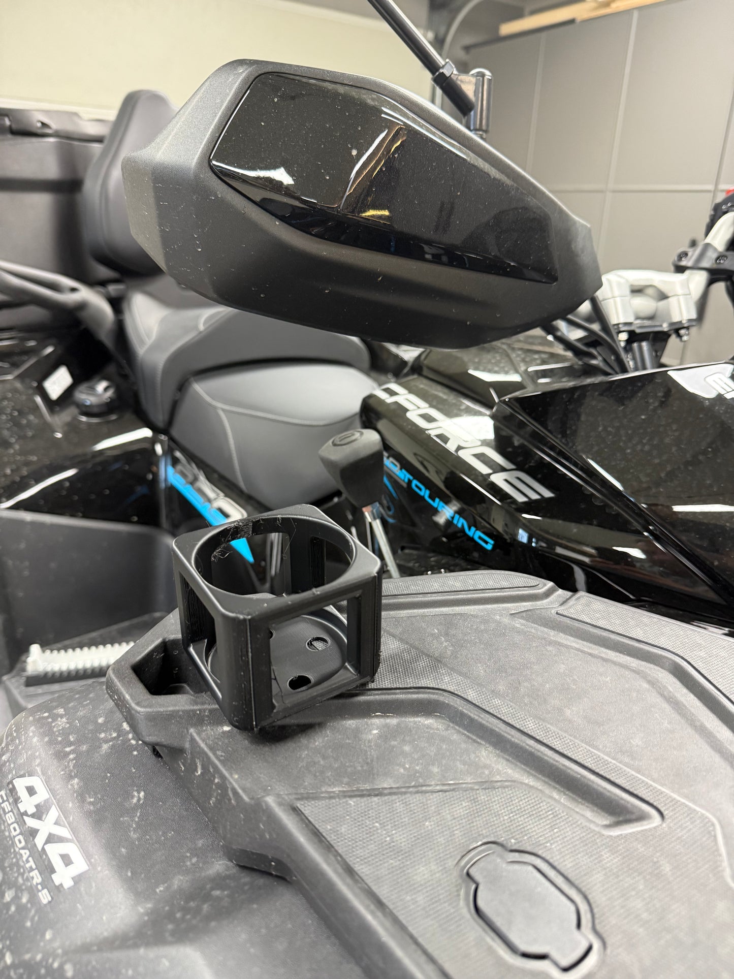 CF Moto Cup holder with quick release